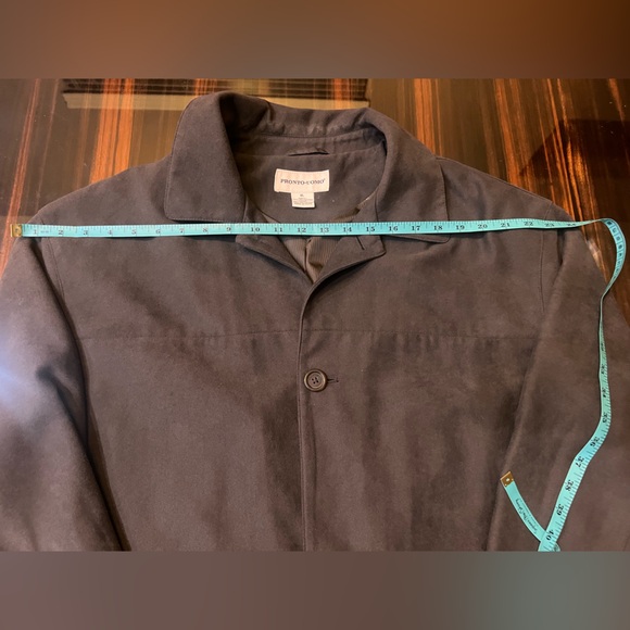 Men’s Pronto uomo faux suede jacket - Picture 3 of 7